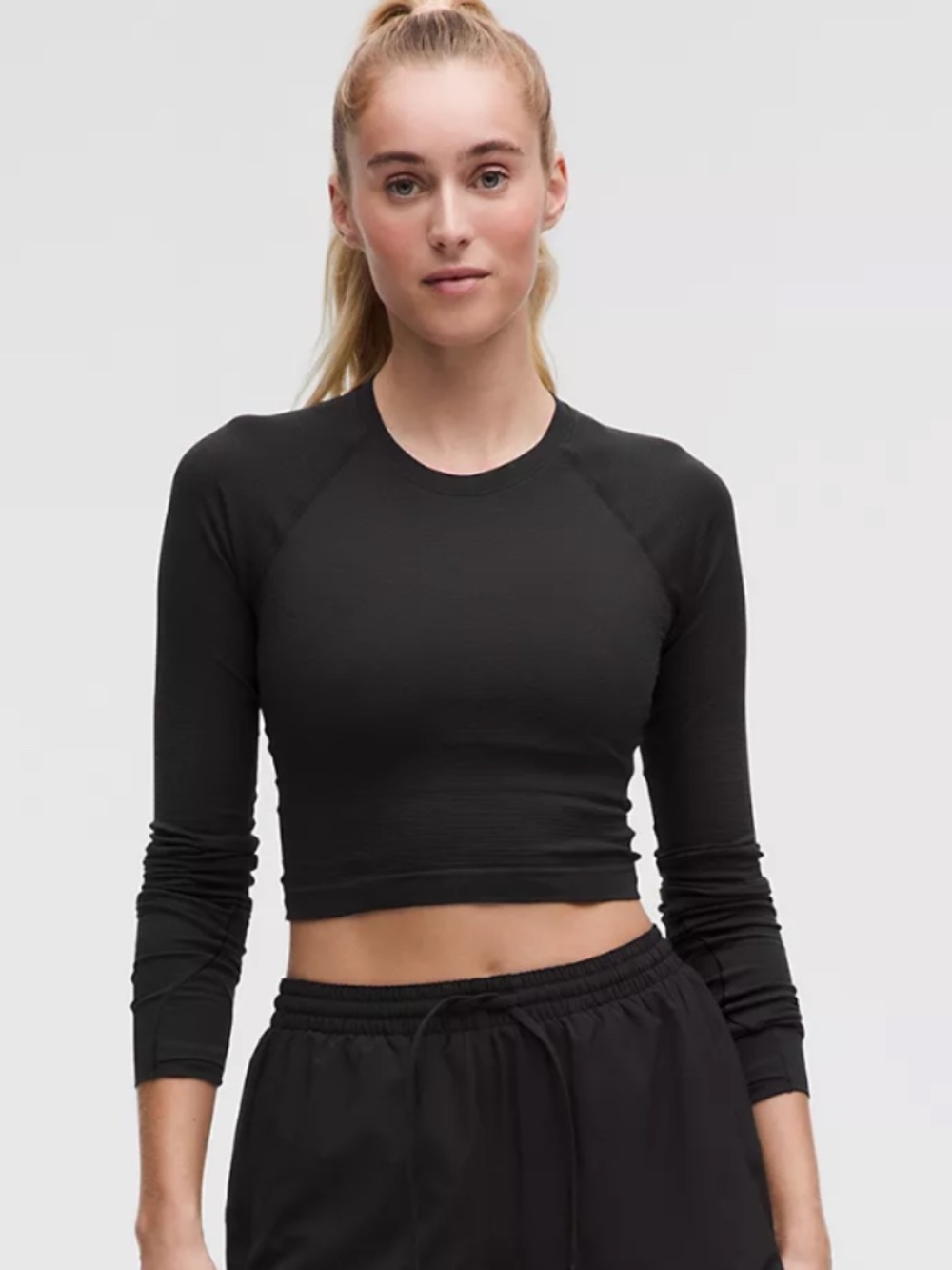 Swiftly Tech Cropped Long-Sleeve Shirt 2.0